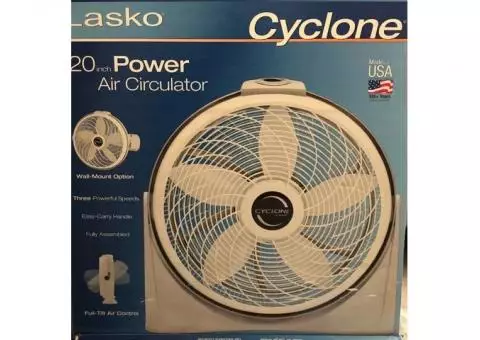 20” power air circulator fan - cyclone